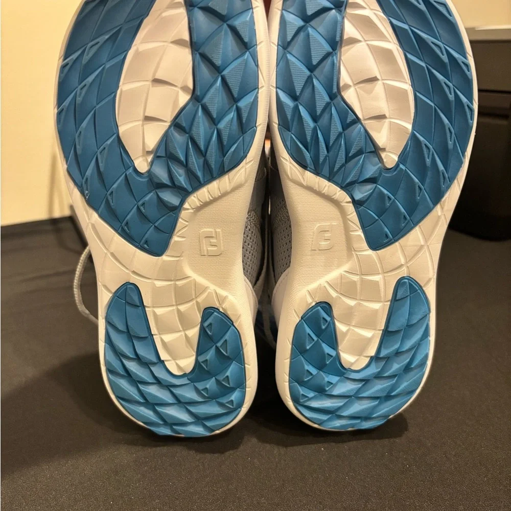 FootJoy Flex Gray/Blue Golf Shoes size 6.5 (no box) will ship in one - Picture 3 of 4